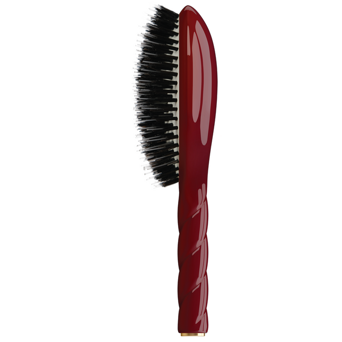 La Bonne Brosse-N.02 The Essential Do-It-All Brush - Cherry Red-Hair-CERISE_N02SIDE-The Detox Market | 