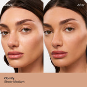 Kosas-Cloud Set Baked Setting & Smoothing Powder-Makeup-CLOUDSET_Baked_PDP_NA_ModelBenefit_Comfy_11.2025-The Detox Market | Comfy - Sheer Medium