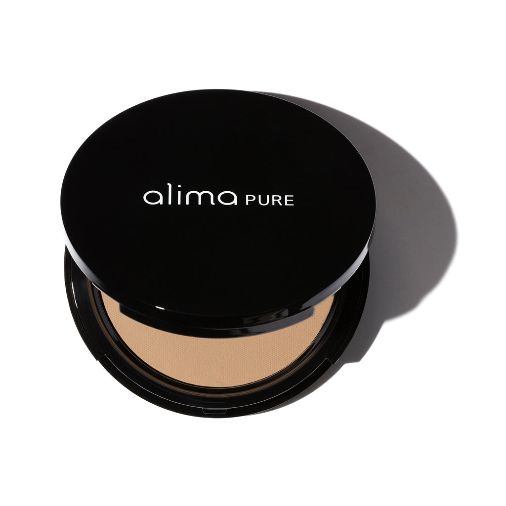 Pressed Foundation - Makeup - Alima Pure - Chestnut-Pressed-Foundation-with-Rosehip-Antioxidant-Complex-Compact-Alima-Pure - The Detox Market | Chestnut (medium deep/neutral beige)