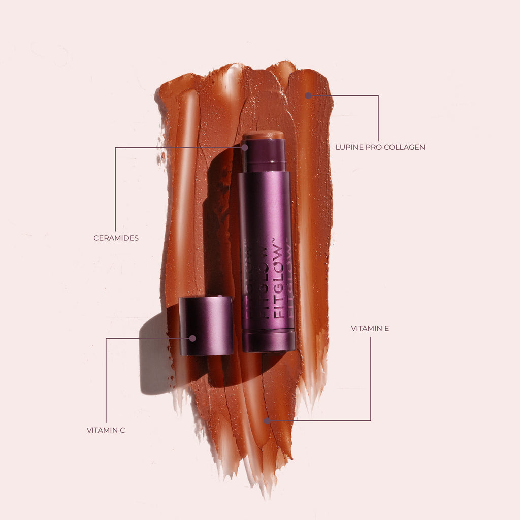 Fitglow Beauty-Cloud Collagen Lipstick + Cheek Matte Balm-