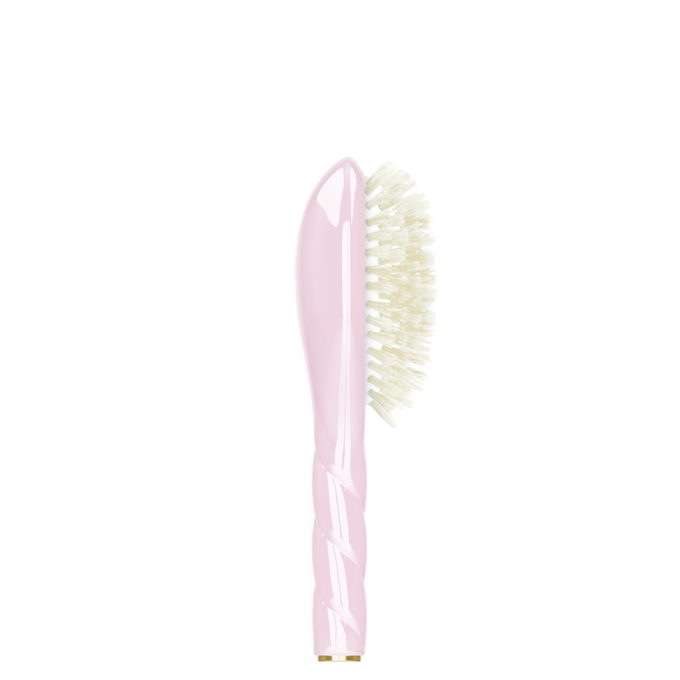 La Bonne Brosse-N06 The Baby Hair Brush My First Brush - Pink-Hair-CopyofMAPREMIEREBROSSEROSELILAS_PROFIL-The Detox Market | 