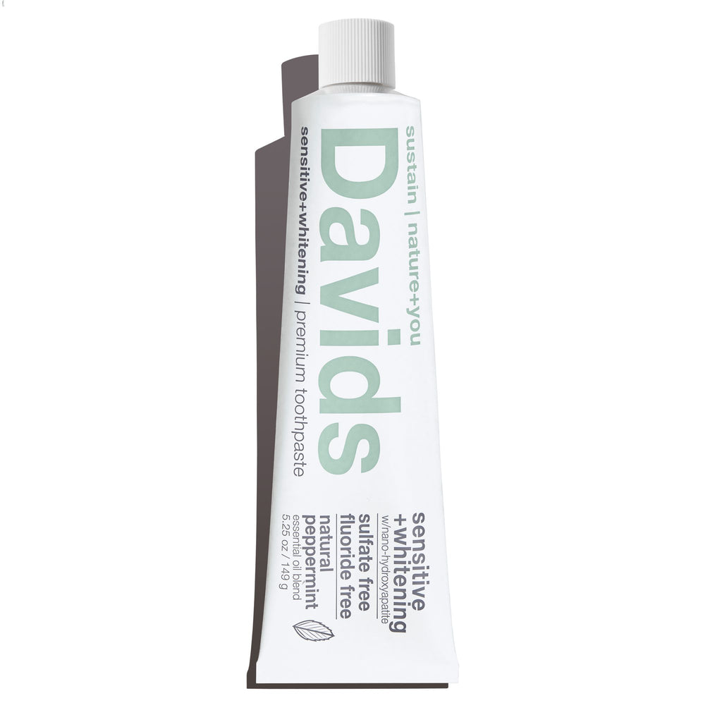 Davids-sensitive+whitening nano-hydroxyapatite toothpaste-Body-Davids_Masters_July2022_Sensitive_Overhead_SQUARE-The Detox Market | 
