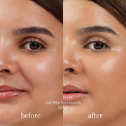 Ere Perez-Oat Milk Foundation-Makeup-ErePerez-OatMilkFoundation-Syrup-BEFORE-AFTER-SQ-20002-The Detox Market | Syrup - medium-tan neutral warm