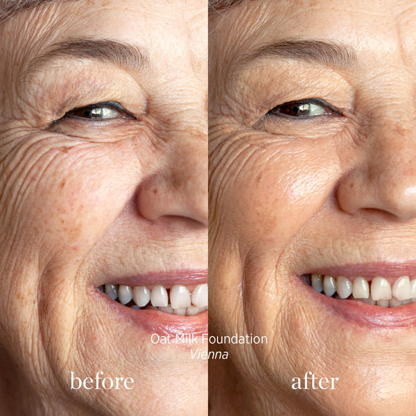 Ere Perez-Oat Milk Foundation-Makeup-ErePerez-OatMilkFoundation-Vienna-BEFORE-AFTER-SQ-20002-The Detox Market | Vienna - soft flax