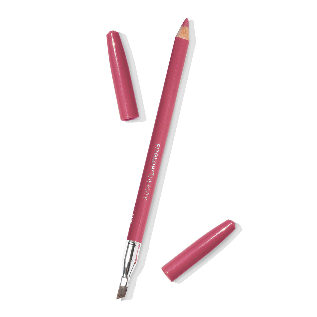 Vegan Lip Liner - Makeup - Fitglow Beauty -    EyeLiner_Pink_creative_B2B - The Detox Market | Pink