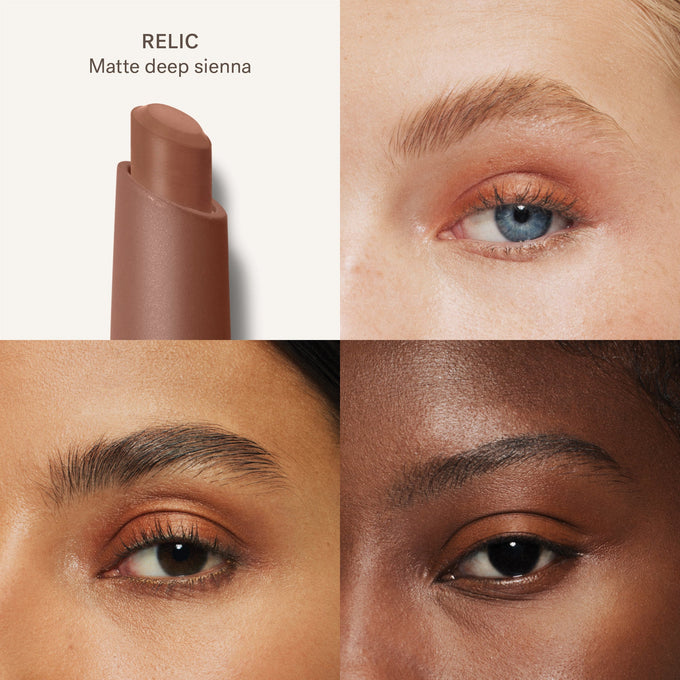ILIA-Eye Stylus Shadow Stick-Makeup-Eye_Stylus_Shade_Comparison_Grids_2000x2000_V1_018-The Detox Market  | Relic - deep sienna (matte)
