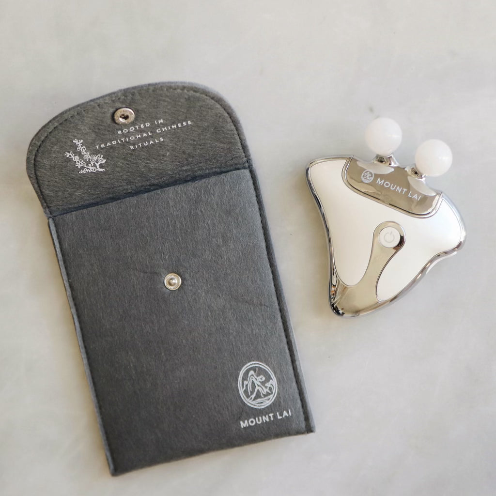 Mount Lai-The Vitality Qi Led Gua Sha Device With Protective Pouch-Skincare-F8CB5682-D373-475C-8E4A-5A09CCAD2BCA-The Detox Market | 