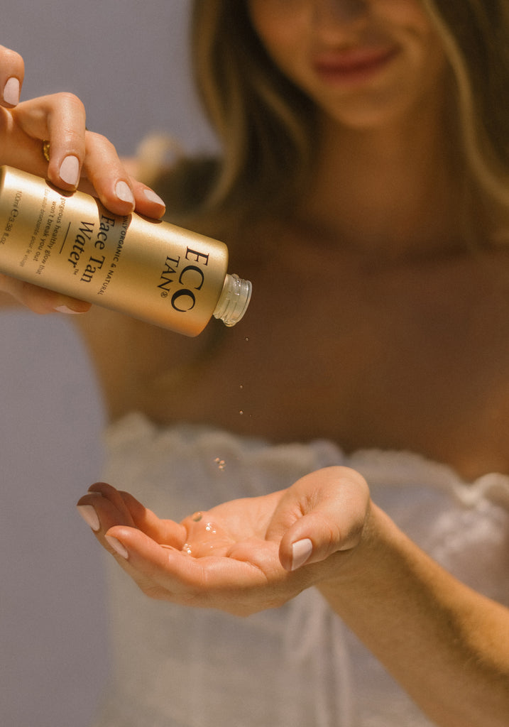 Eco Tan-Face Tan Water-Sun Care-FaceTanWater_ET_Lauren_Katie_Pouring_Still-The Detox Market | 