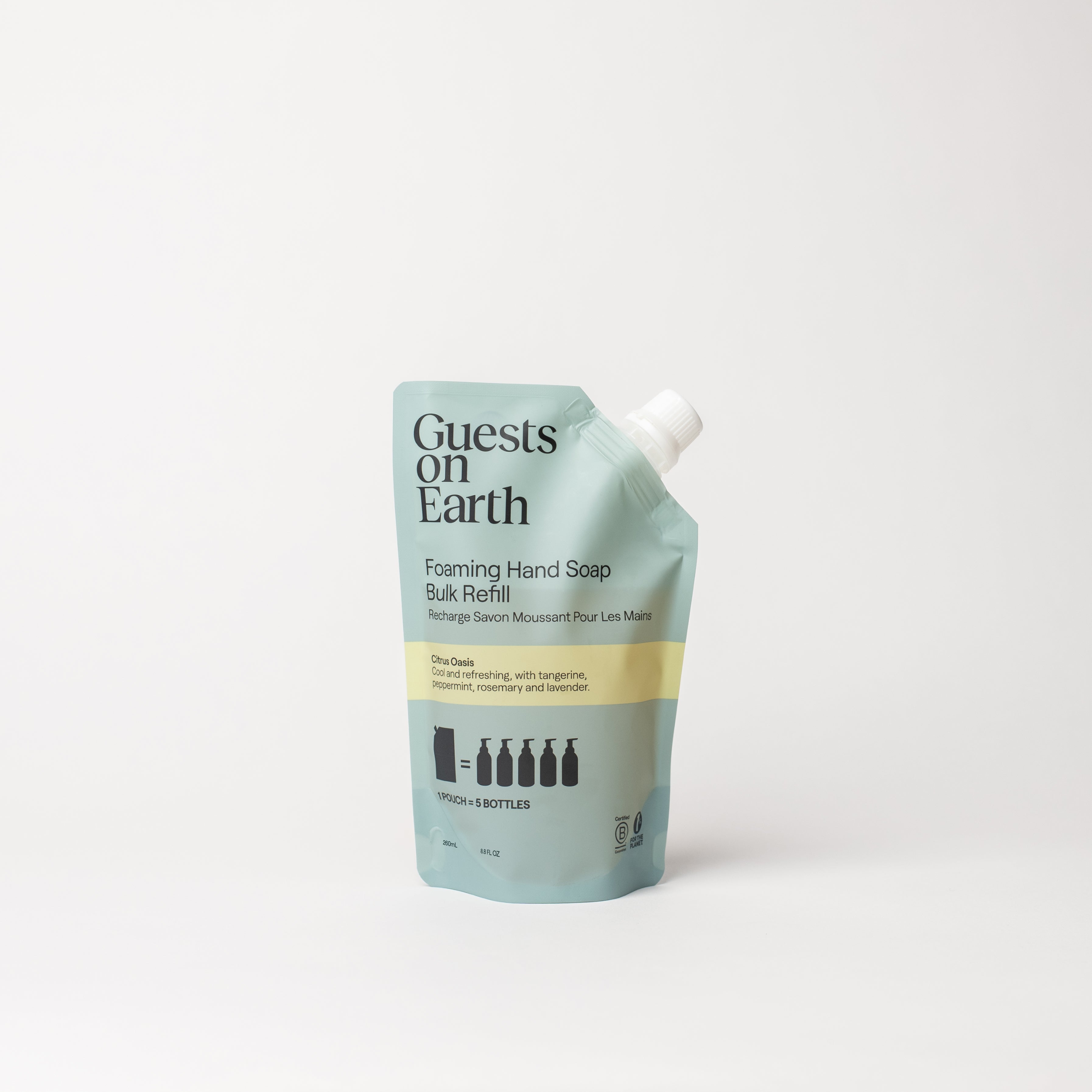 Guests On Earth-Foaming Hand Soap - Citrus Oasis-Body-GuestsonEarth-FoamingHandSoap-BulkRefill-CitrusOasis-260-The Detox Market | Refill