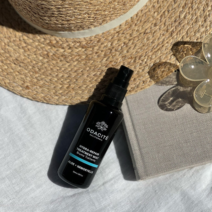 Odacite-Aloe + Immortelle Hydra-Repair Treatment Mist-Skincare-Hydra-Repair-Lifestyle1-The Detox Market | 