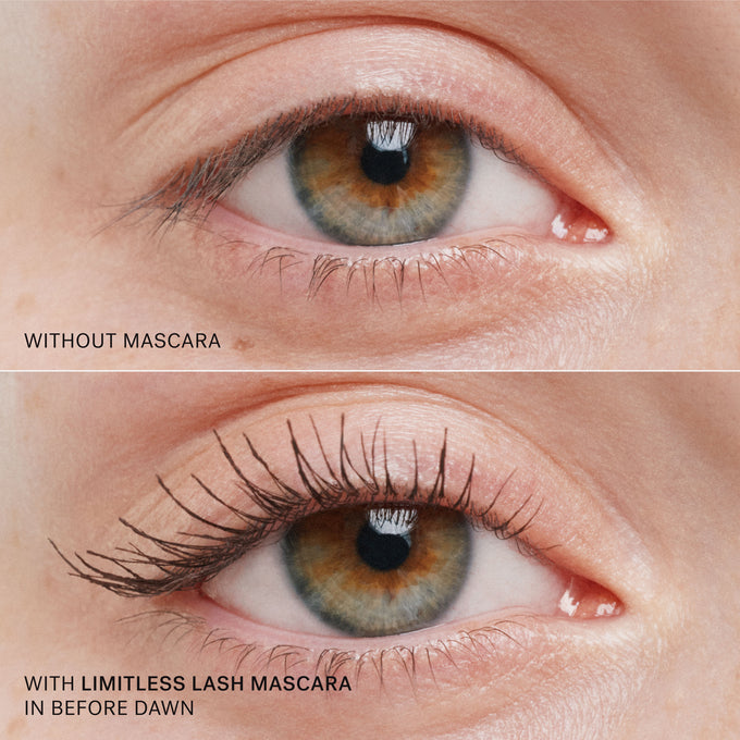 ILIA-Limitless Lash Mascara-Makeup-ILIALimitlessLashMascara_2025_BeforeandAfter_2000x2000_BEFOREDAWN-The Detox Market | Before Dawn