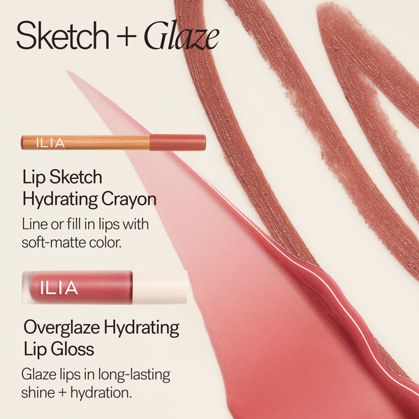 ILIA-Overglaze Hydrating Lip Gloss-Makeup-ILIAOverglazeHydratingLipGloss_2026_PowerPair_1-The Detox Market | Always