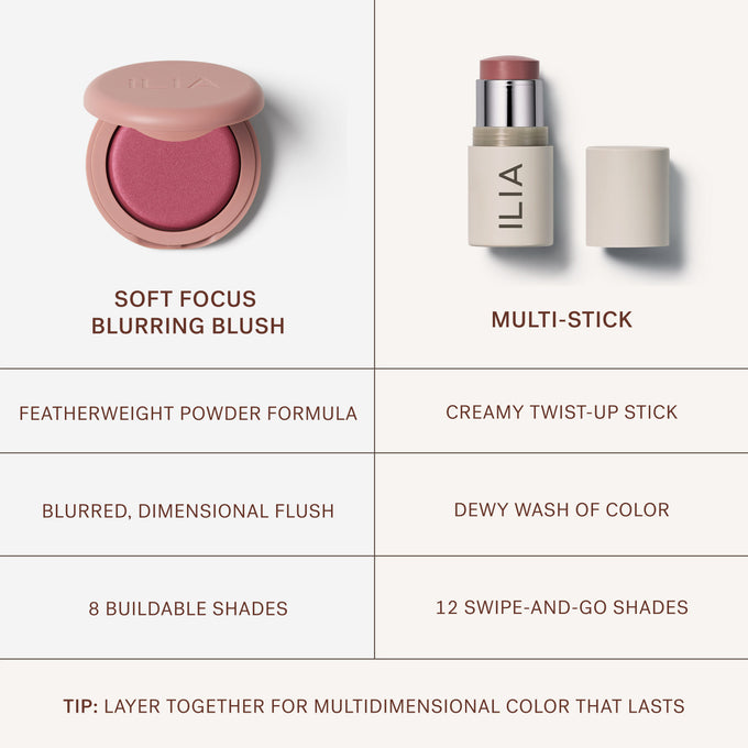 ILIA-Soft Focus Blurring Blush-Makeup-ILIASoftFocusBlurringBlush_2025_BlushMSComparisonChart_2000x2000_ea9eca2e-50ec-4931-9ab4-57564d76bdc8-The Detox Market | Always