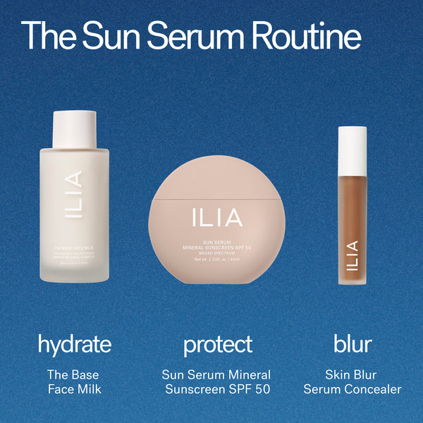 ILIA-Sun Serum Mineral Sunscreen Spf 50-Sun Care-ILIASunSerumSPF50_2026_Routine_2000x2000_5751ab14-45b4-4928-9e84-7eaf1da7ec85-The Detox Market | 
