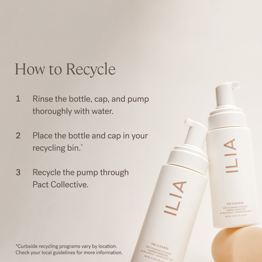 ILIA-The Cleanse Soft Foaming Cleanser + Makeup Remover-