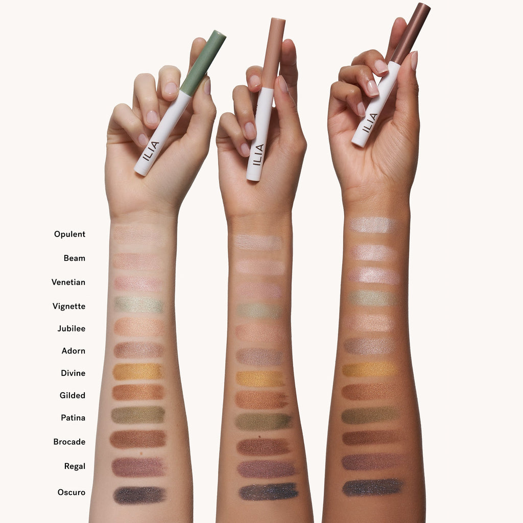 ILIA-Eye Stylus Shadow Stick-Makeup-ILIA_2023_Eye_Stylus_ArmSwatches_Shimmer_2000x2000_568c0726-54f2-49ad-9a90-a9b76a330c0e-The Detox Market  | Always