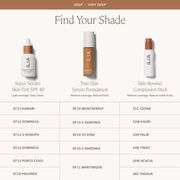 ILIA-Skin Rewind Complexion Stick-Makeup-ILIA_ComplexionStick_ShadeConversionChart_2000x2000_6-The Detox Market | Always