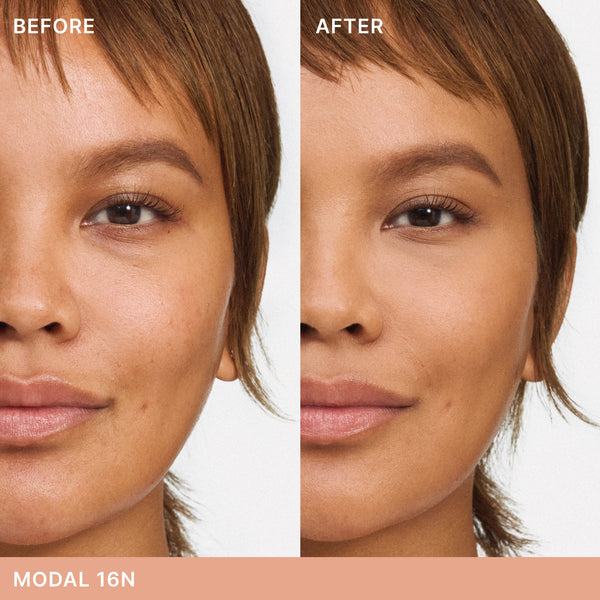 ILIA-Skin Blur Serum Concealer-Makeup-ILIA_SBSC_BEFORE_AFTER_2000x2000_16N-The Detox Market | 16N Modal - Light-medium with neutral undertones