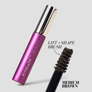 Protein Plant Brow Gel - Makeup - Fitglow Beauty - BrowGel_MediumBrown - The Detox Market | Medium Brown