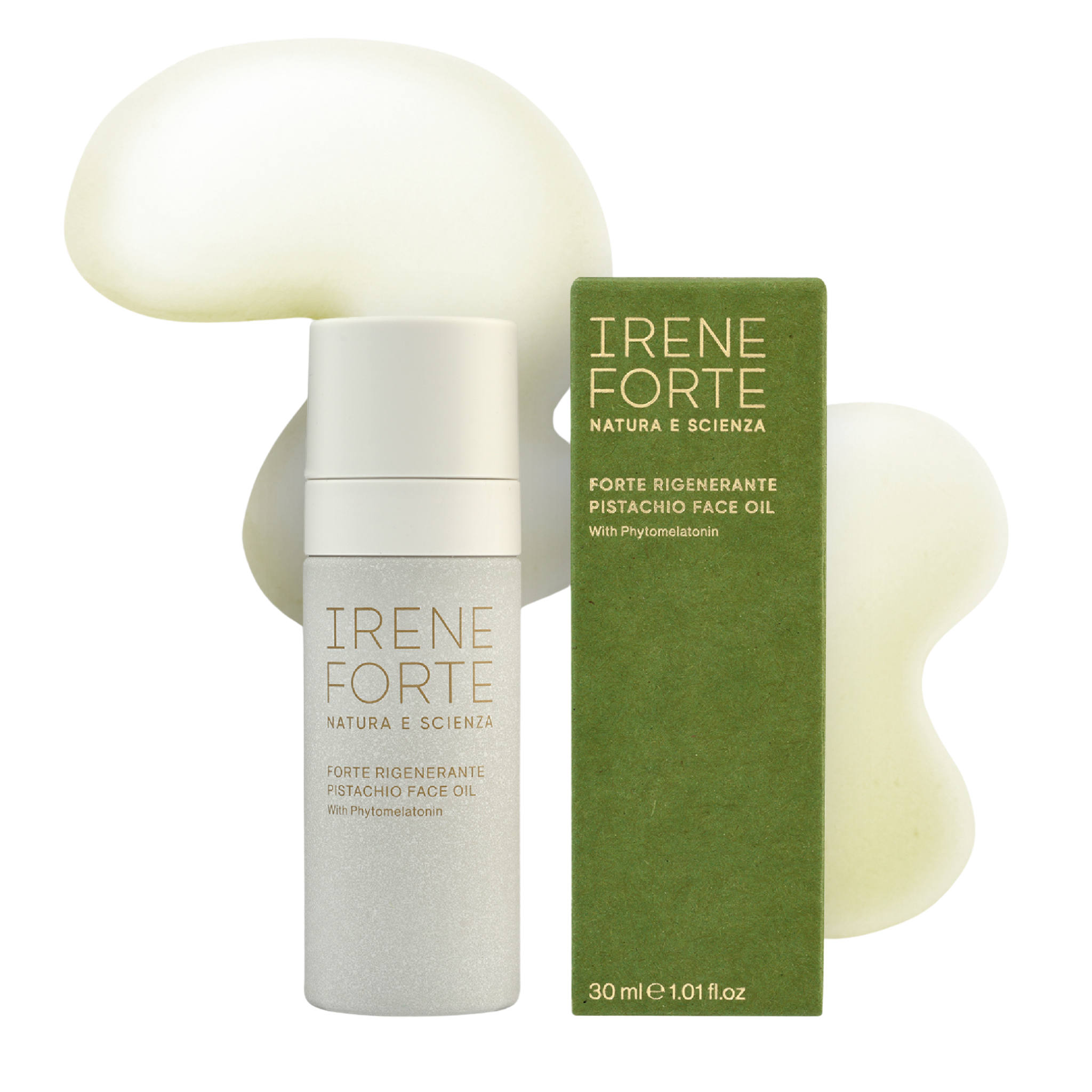 Irene Forte-Pistachio Face Oil With Phytomelatonin-Skincare-IreneForteSkincarePistachioFaceOil-The Detox Market | 