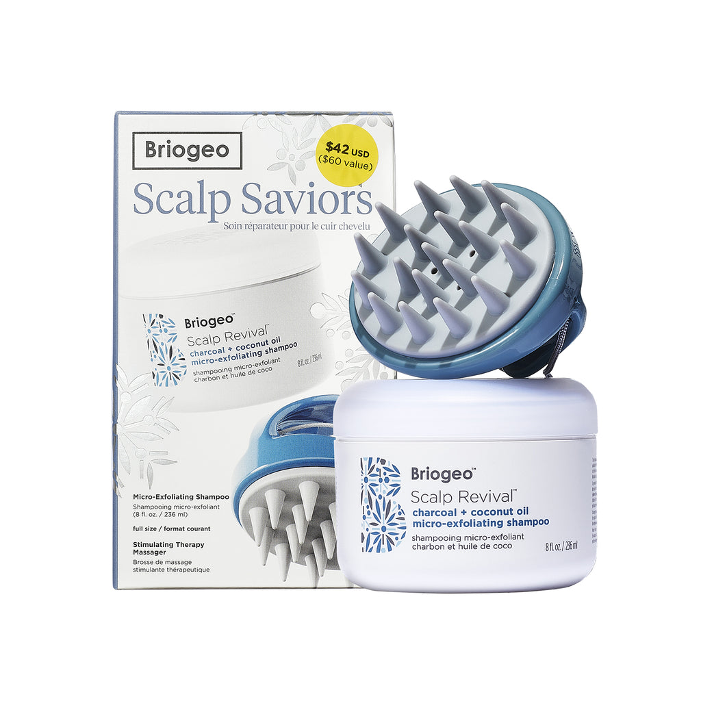 Briogeo-Scalp Revival Shampoo + Scalp Massager Gift Set-