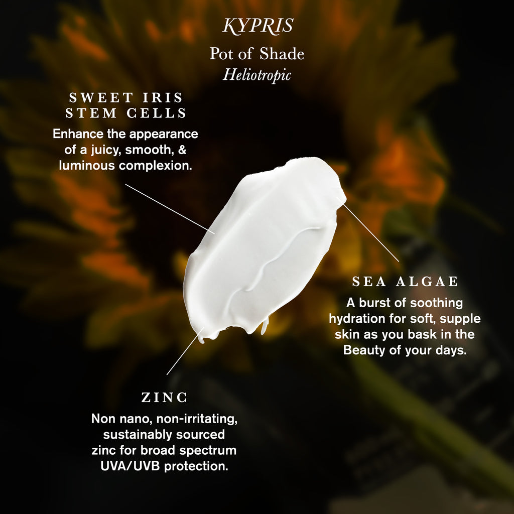 KYPRIS Beauty-Pot of Shade: Heliotropic-Sun Care-KYPRIS_ImageWithIngredients_PotOfShadeHeliotropic_GS5_5-The Detox Market | 