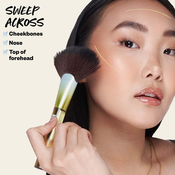 Kosas-The Sun Show-Makeup-Kosas2023_GlowI.V_PDP_03_Waves_Application-The Detox Market | Always