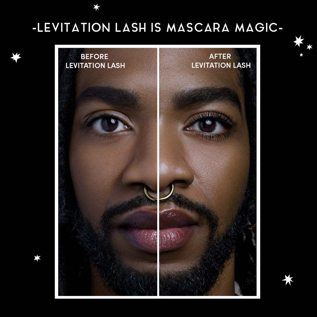 Rituel de Fille-Levitation Lash Lifting + Lengthening Mascara-Makeup-LASH-01BeforeAfteronBlack-The Detox Market | 