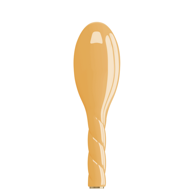 La Bonne Brosse-N01 The Small Shine & Care Hair Brush The Universal - Saffron Yellow-Hair-LBB_PETITE-JAUNE_DOS-The Detox Market | 