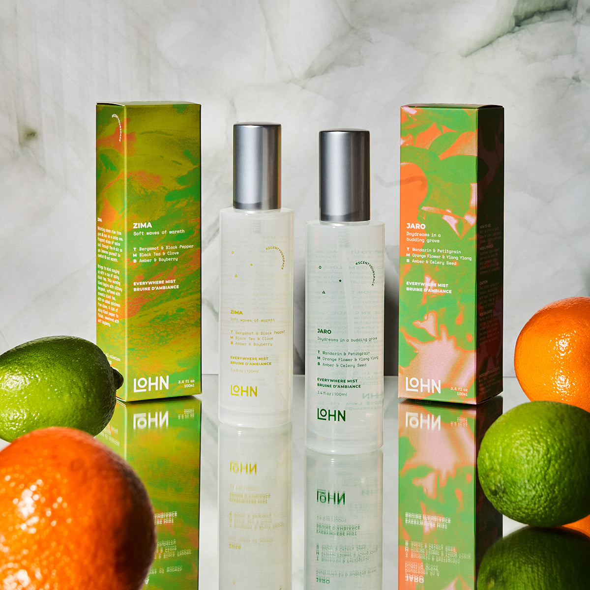 Lohn-Zima Everywhere Mist - Bergamot & Black Tea-Fragrance-LOHNRoomMistsStyledSquare-The Detox Market | 