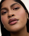 Wonderblush-La Laque Tinted Lip Oil-Makeup-LaLaque-ModelDarkSkin-Geranium_45b9a159-5bf5-4304-a49b-9def4184bdf7-The Detox Market | 
