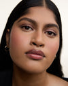 Wonderblush-La Lumière Liquid Eye Shadow-Makeup-LaLumiere-ModelDarkSkin-RoseDore-The Detox Market | 