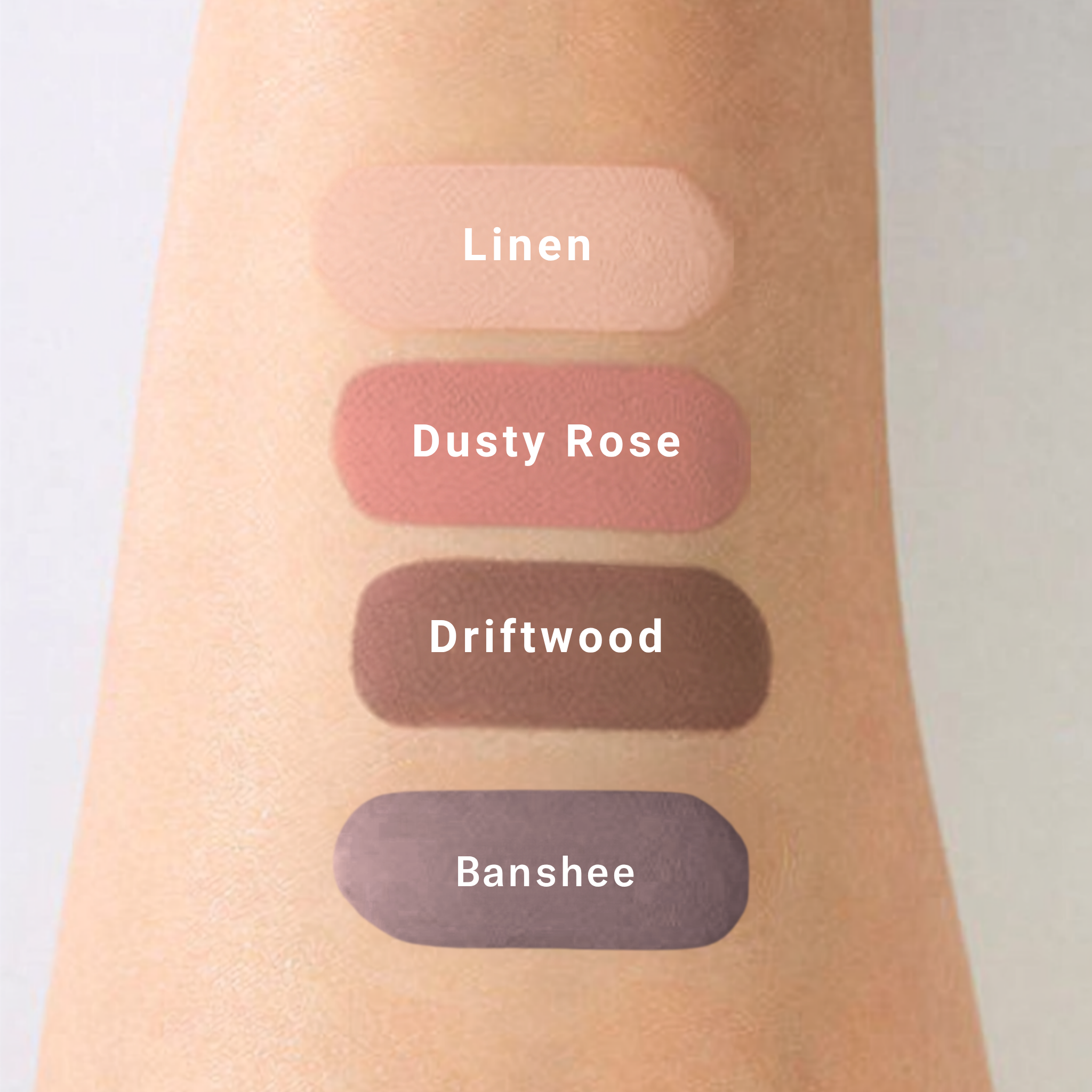 MOB Beauty-Long Wear Liquid Clay Eyeshadow-Makeup-MOB_swatch_LE_all-The Detox Market | Always