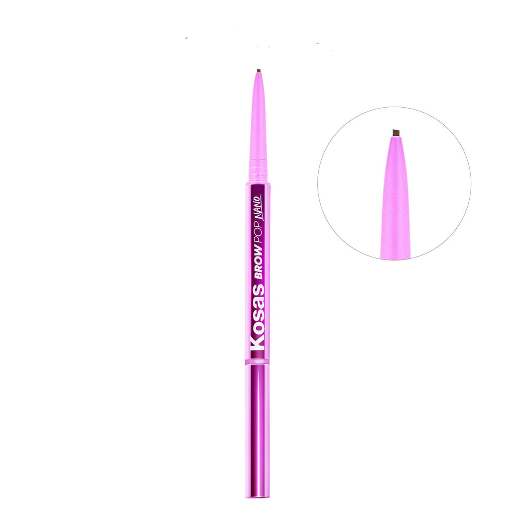 Brow Pop Nano Ultra-Fine Detailing Pencil - Makeup - Kosas - MedBrownVessel2_46e1171c-8732-412a-9f41-fad4f0534dcb - The Detox Market | 