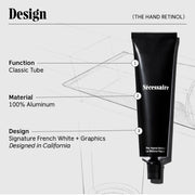 Nécessaire-The Hand Retinol - Repair Serum With 0.25% Pure Retinol, 5% Aha + 10 Peptides-Body-Necessaire_Graphic_HandRetinol_10-The Detox Market | 