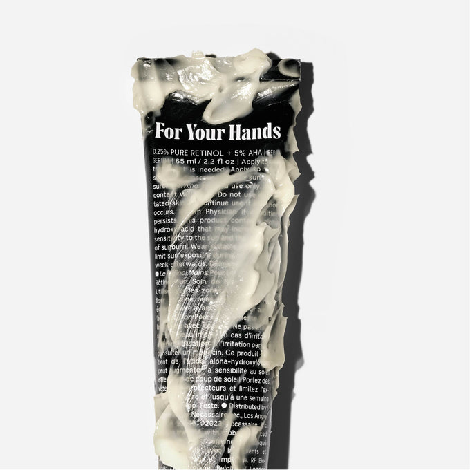 Nécessaire-The Hand Retinol - Repair Serum With 0.25% Pure Retinol, 5% Aha + 10 Peptides-Body-Necessaire_Graphic_HandRetinol_4-The Detox Market | 