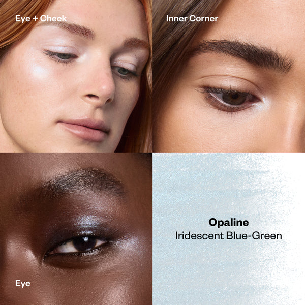 Kosas-Shiny Objects Wet Glisten Highlighter-Makeup-OpalineGrid-The Detox Market | Opaline - Iridescent Blue-Green