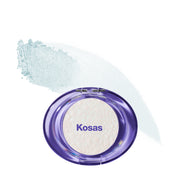 Kosas-Shiny Objects Wet Glisten Highlighter-Makeup-OpalineVessel_Swatch-The Detox Market | Opaline - Iridescent Blue-Green