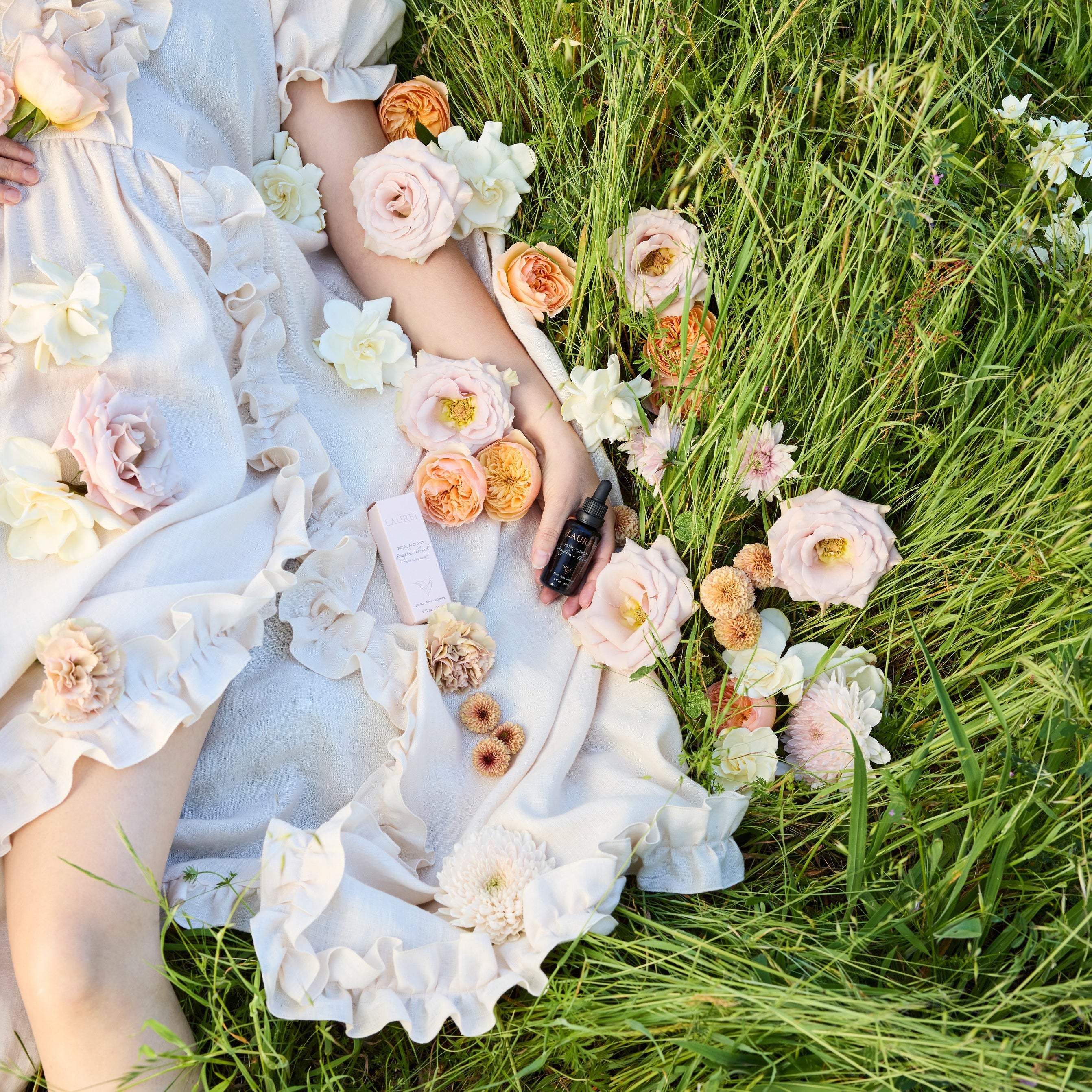 Laurel Skin-Petal Alchemy: Strengthen + Flourish-Skincare-PetalAlchemyFarmHero_62e3e1ea-624e-4cbe-87e8-e2247f54f513-The Detox Market | 