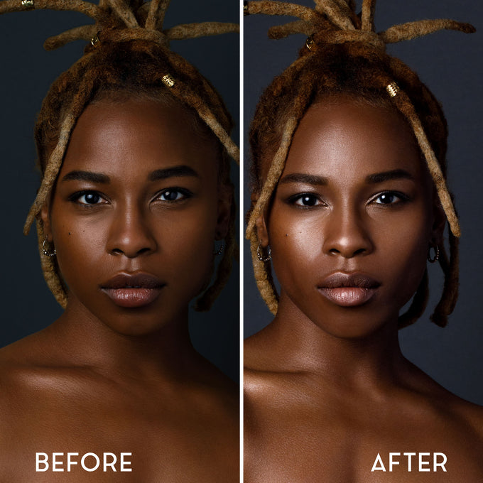 Rituel de Fille-Creature Of Light Full-Face Serum Illuminator-Makeup-RitueldeFille-CreatureofLight-GlowingCreature-BeforeAfter-1-1-2048px-The Detox Market | Glowing Creature