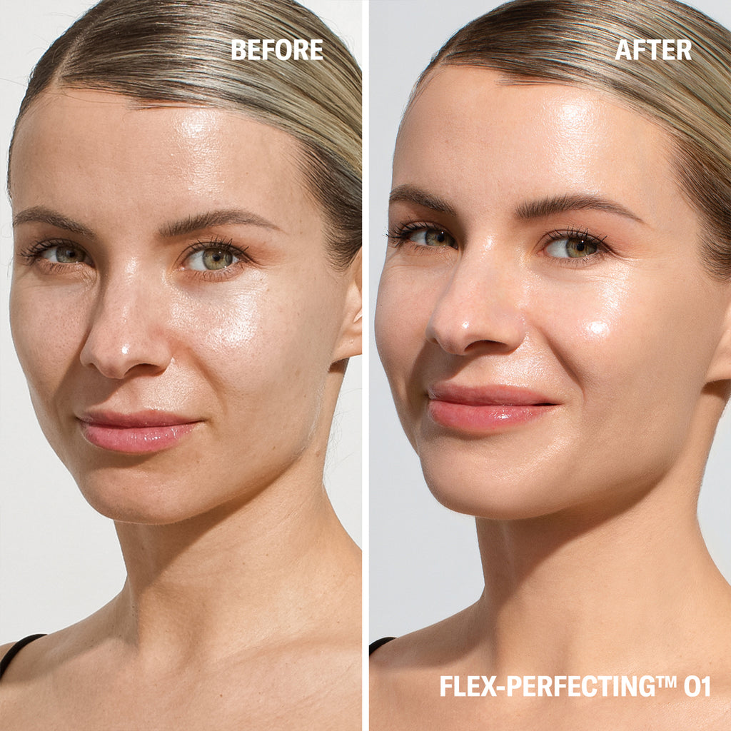 Odacite-Spf 50 Flex-Perfecting™ Mineral Drops Tinted Sunscreen-Sun Care-SPF50Tinted_01_before_after-The Detox Market | 