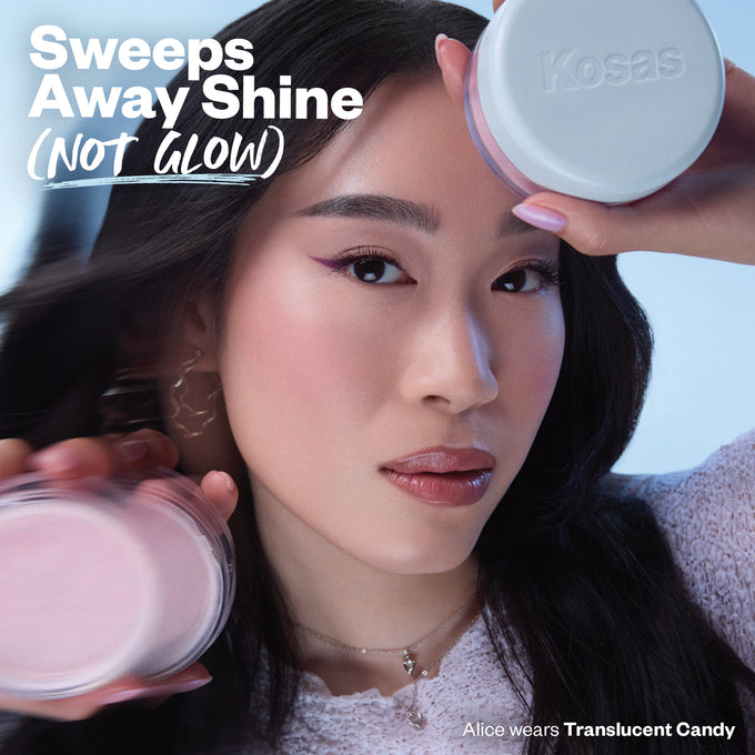 Kosas-Cloud Set - Translucent Loose Setting + Blurring Powder-Makeup-SWEEPSAWAYSHINE-CANDY-The Detox Market | Translucent Candy - Ultra sheer pink