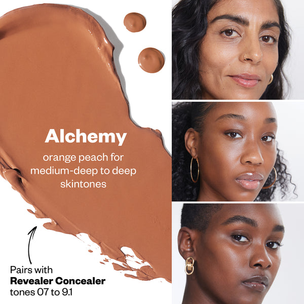 Kosas-Revealer Extra Bright Color Corrector-Makeup-ShadeFinderAlchemy-The Detox Market | Alchemy - Orange Peach for medium deep to deep skin tones