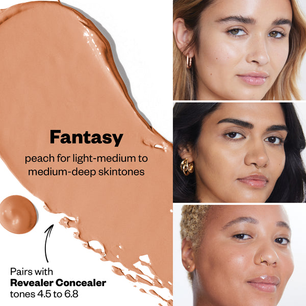 Kosas-Revealer Extra Bright Color Corrector-Makeup-ShadeFinderFantasy-The Detox Market | Fantasy - Peach for light medium to medium deep skin tones