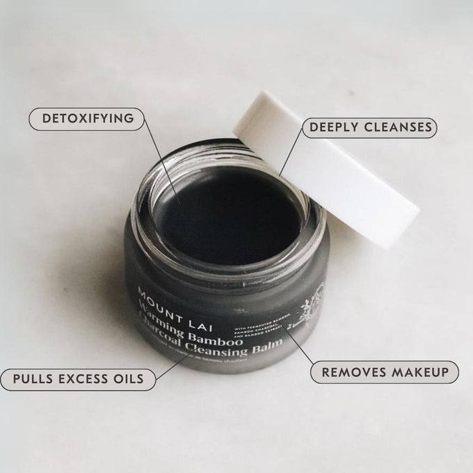 Mount Lai-Warming Bamboo Charcoal Cleansing Balm-Skincare-Square-The Detox Market | 
