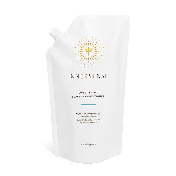 Innersense-Sweet Spirit Leave-In Conditioner-Hair-Sweet_Spirit_Leave_In-Conditioner-Refill-Pouch-32oz-The Detox Market | 32 oz Refill