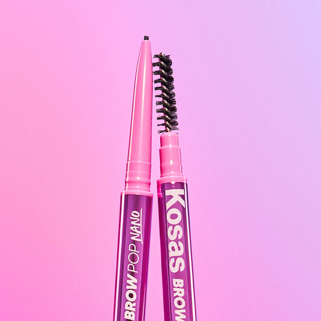 Brow Pop Nano Ultra-Fine Detailing Pencil - Makeup - Kosas - Tip_Spoolie2 - The Detox Market | Always