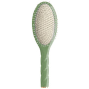 La Bonne Brosse-N.04 The Miracle Detangling Scalp Brush - Almond Green-Hair-VERT-AMANDE_N04_FACE-The Detox Market | 