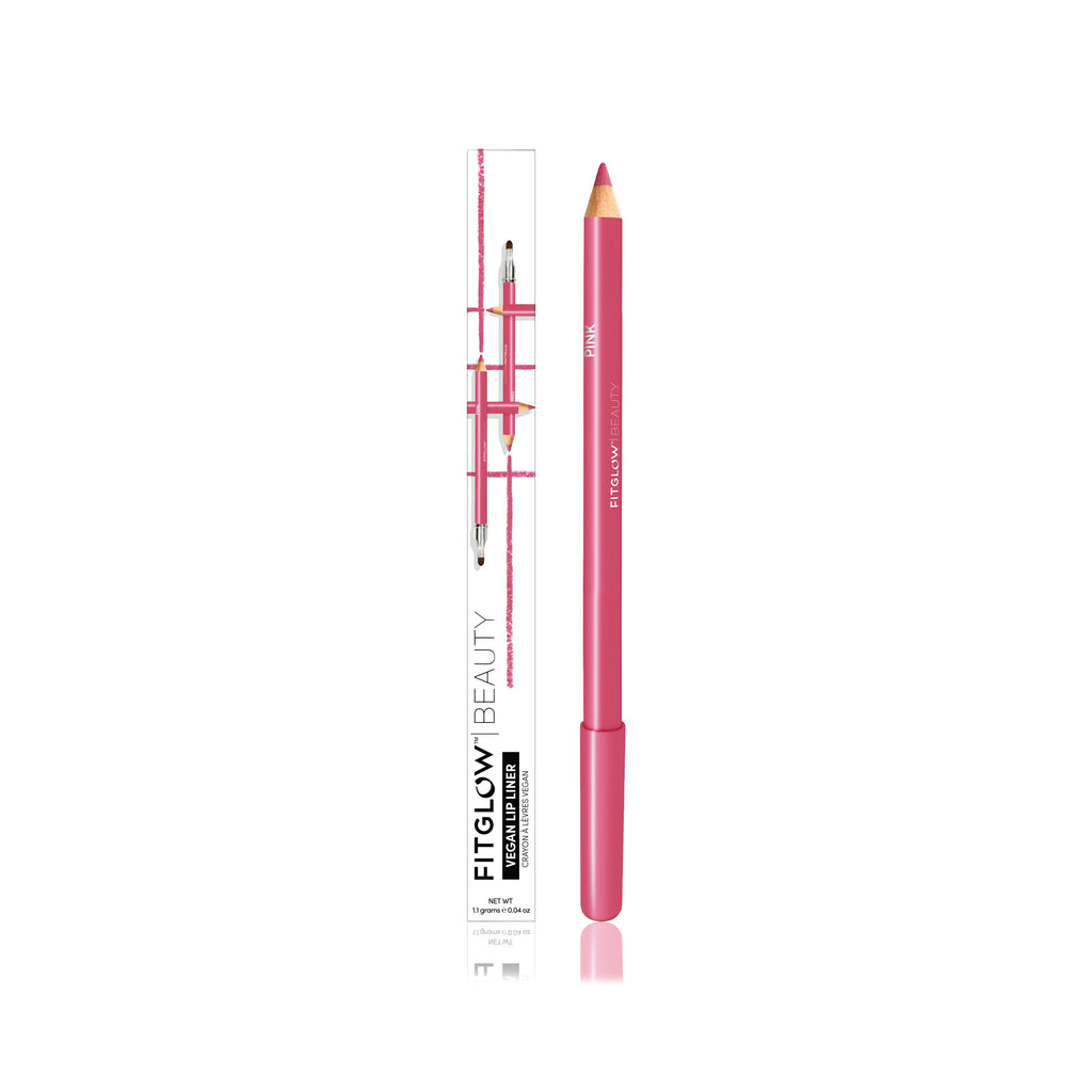Vegan Lip Liner - Makeup - Fitglow Beauty -    VeganLipLiner_pink_web - The Detox Market | Pink