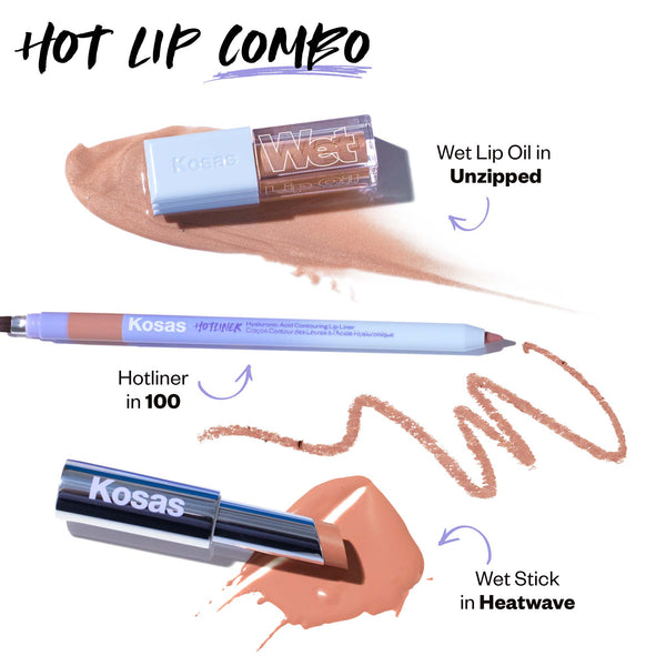 Kosas-Wet Lip Oil Gloss-Makeup-WLO_PDP_NA_HotLipCombo_forUNZIPPED_2.2025-The Detox Market | Unzipped